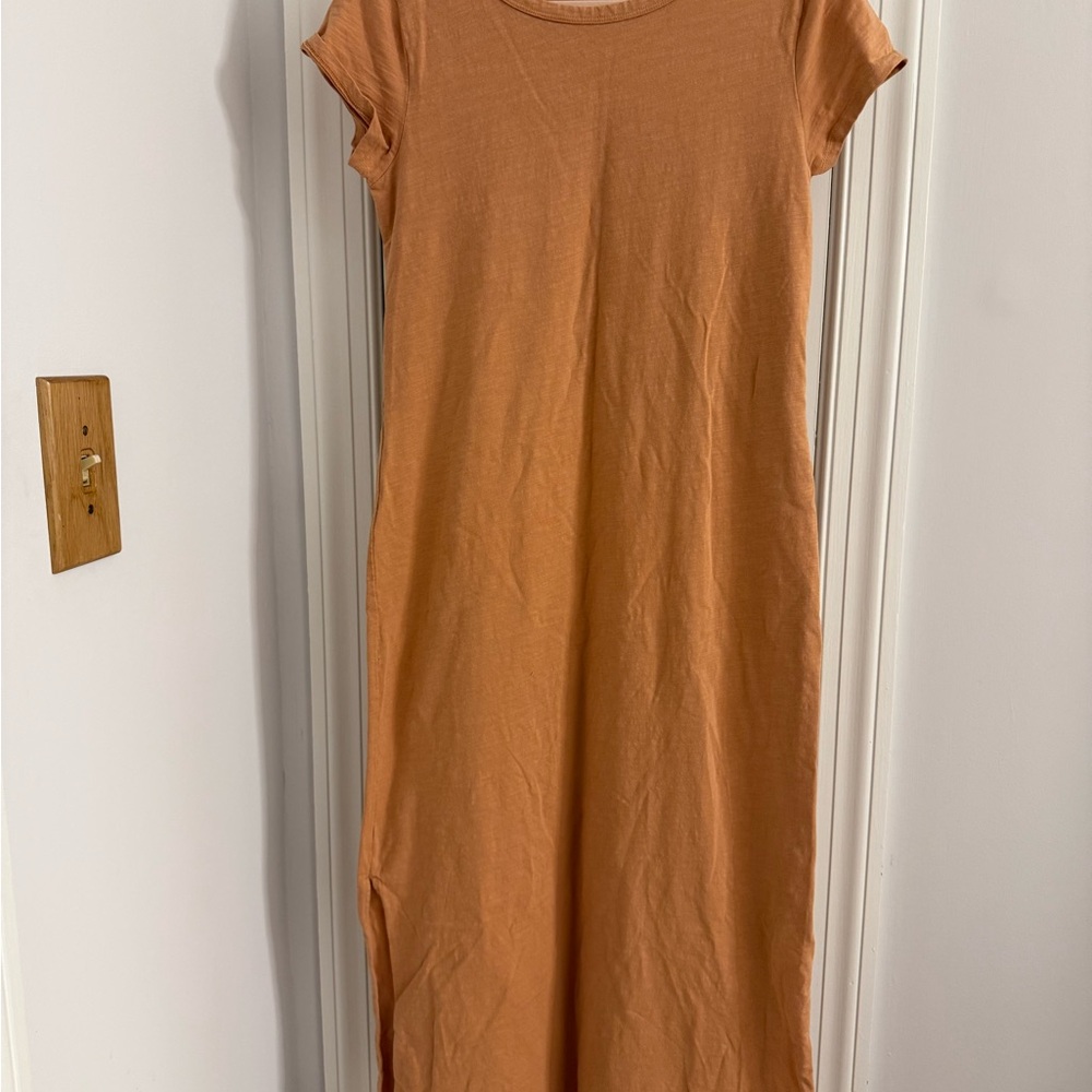 Daily Ritual Women's Terracotta Maxi Dress